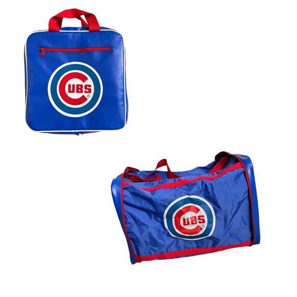 Vintage 70s Chicago Cubs Deadstock The Stadium Seat Cushion Sport Bag Give Away - Picture 1 of 14